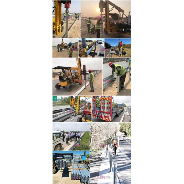 Застройщик с цинковым покрытием дорожного барьера