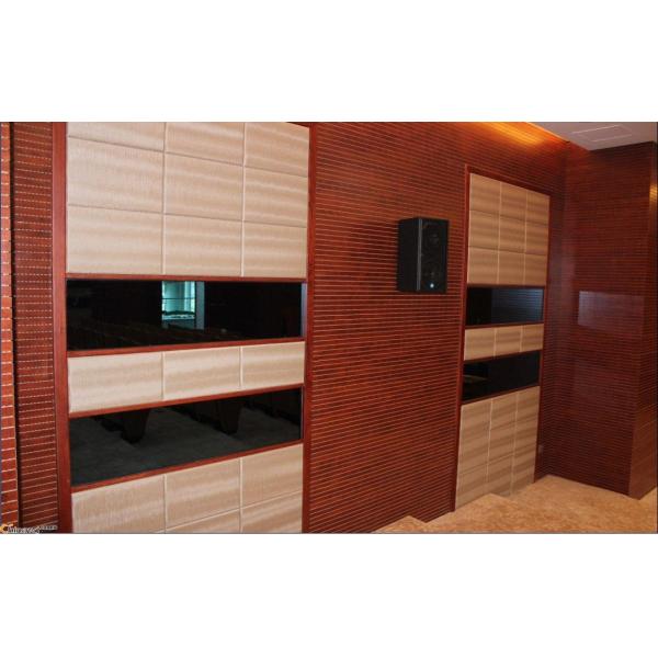 Fire Resistant Perforated Wood Acoustic Panels Thickness 18mm / 15mm