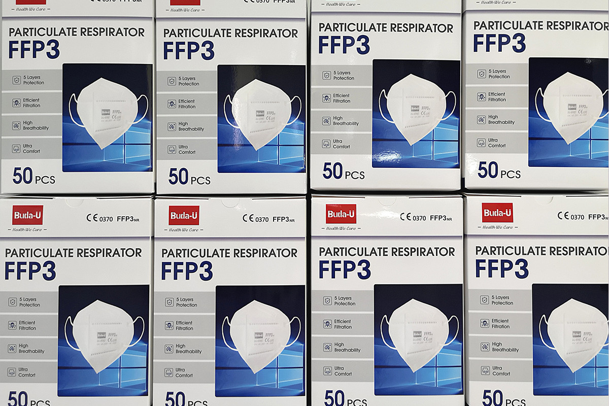 Частичная аттестация CE маски респиратора FFP3, FFP3 маска с Earloops, отсутствие респиратора лицевого щитка гермошлема главного диапазона FFP3