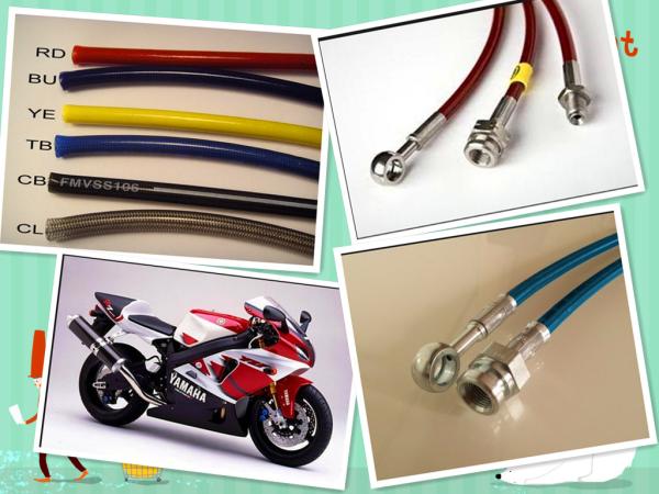 / PTFE flexible stainless steel braided brake hose