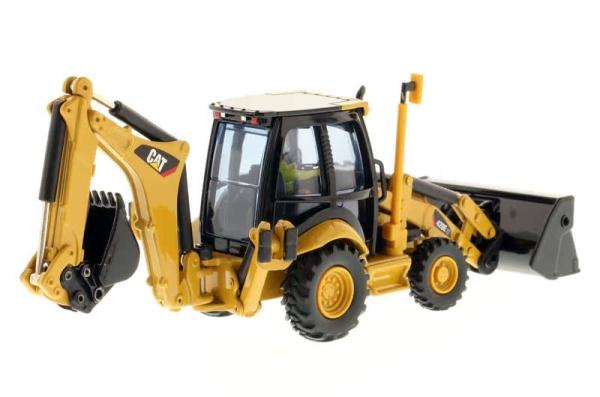 Diecast Alloy Excavator Scale Model 1:50 For CAT 420E IT Backhoe Loader