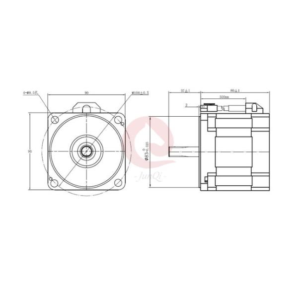 90mm Brushless DC Electric Motor 220W 160VDC Brushless Direct Current Motor 5300RPM For Drilling Machine