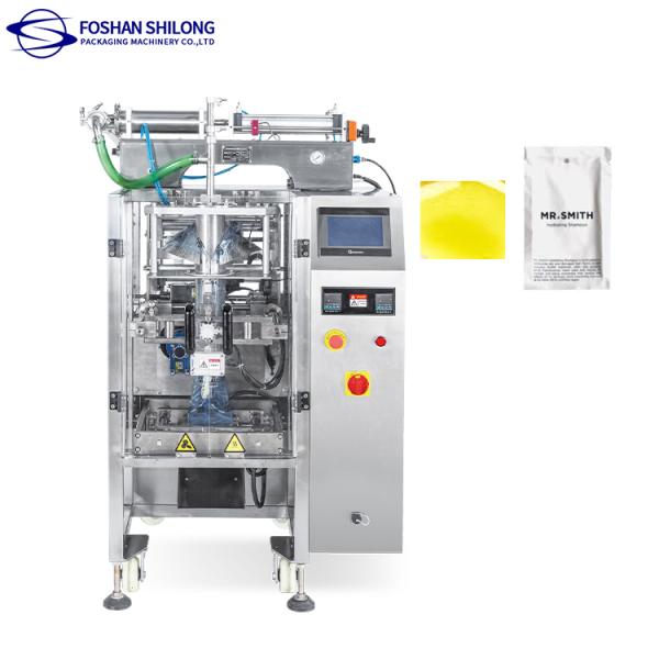 20 - 60packs/Min 800ml Liquid Sachet Packing Machine , Chilli Sauce Packing Machine