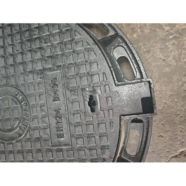 Couvercle de regard en fonte EN124 Standard D400 Rond 700*700*100mm pour routes urbaines