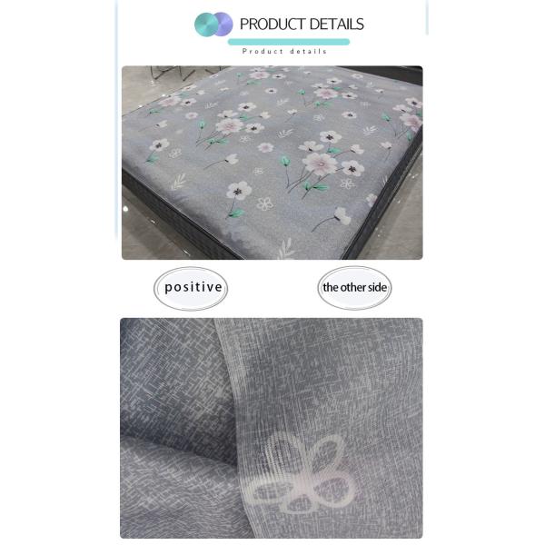 Связанное искривлением напечатанное 100% полиэстер ткани Pillowcase тюфяка штейновое