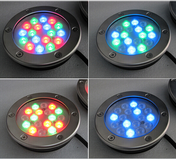 18x1w / 18x3w Нержавеющая сталь DMX LED плавательный бассейн подводные фонари