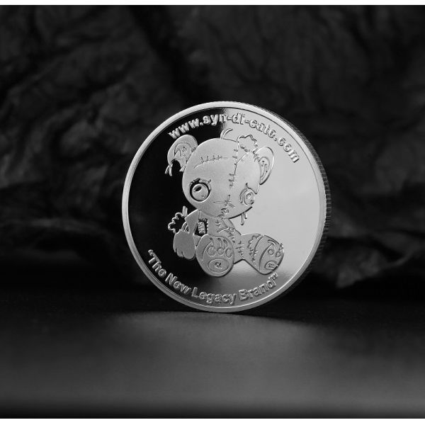 Custom Coins Metal Zinc Alloy Table Sports Challenge Coins Enamel Silver 3D Double Side Snooker Billiards Coins Collections