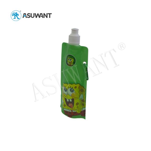 Biodegradable Water Spout Pouch Heat Seal Mylar Bags 600 ML With Hanging Ring