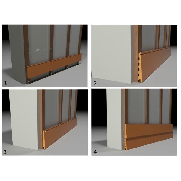 100 * 10 мм декоративная пенообразная ПВХ внешняя облицовочная стена панель в поверхности ПК