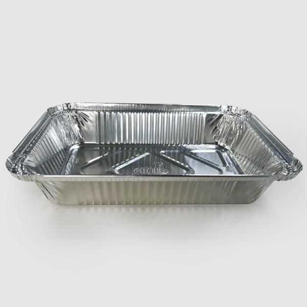 Food Grade Silver 8389 Aluminum Foil Container for Hot Food Packing Aluminum Material