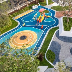 Зерна неэтилированного цвета спортивной площадки детского сада Epdm поверхностного пластикового резиновые