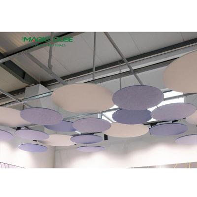 Hexagon Pattern Polyester Hanging Sound Baffles For Effective Sound Absorption