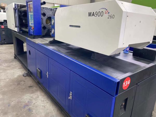 Second Hand 90 Ton Haitian Injection Moulding Machine Two Plate Locking For Plastic