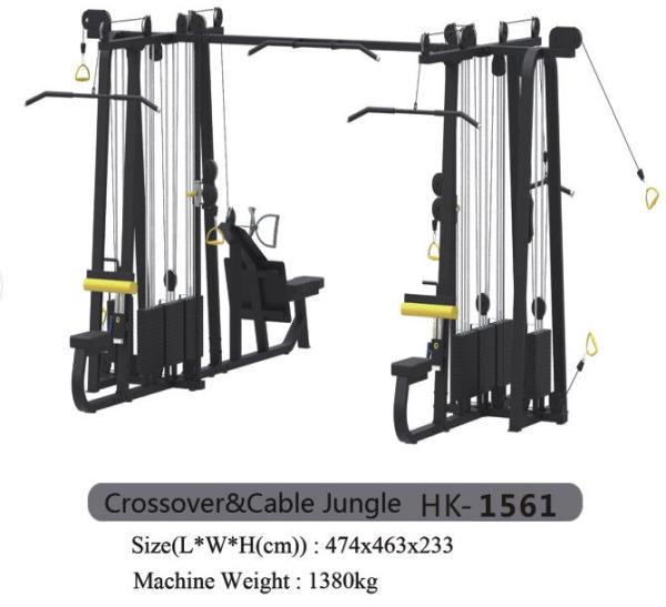OEM Commercial Cable Crossover Multifunctional Gym Machine Powder Coating