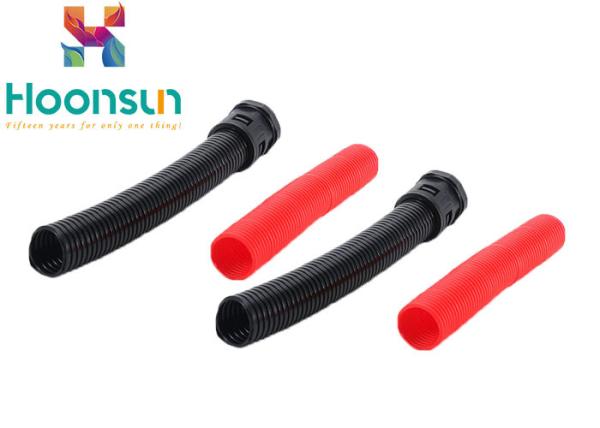 AD15.8 Black & Red Flexible Hose Pipe Standard Plastic Corrugated Pipe 