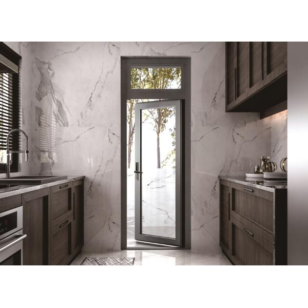 Large Wall Thickness External Aluminum Swing Doors Waterproof Heat Insulation