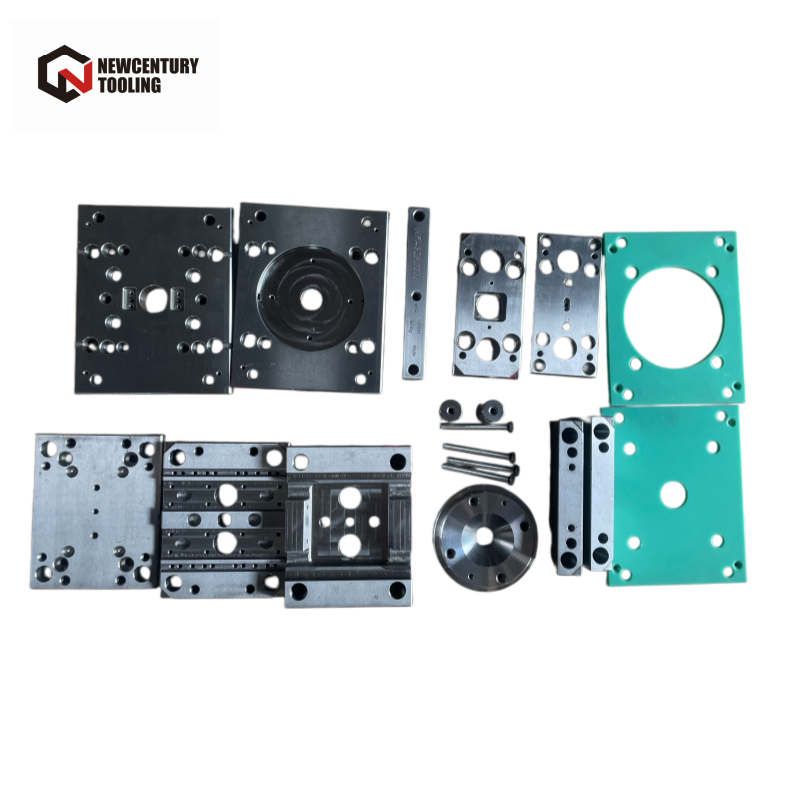 CNC Machined Mold Insert H13 Tool Steel with HRC 48-52 Hardness and +/-0.005mm