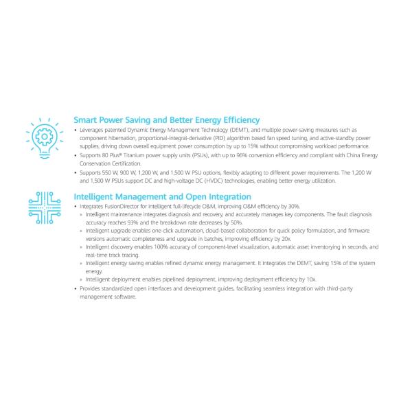 1U 2 Socket Rack Huawei Fusion Server 1288H V5 For Big Data Processing