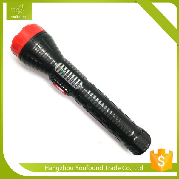 BN-182 Slim Design Plastic Electric Rechargeable LED Flashlight Torch