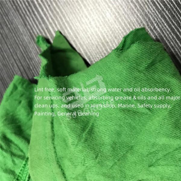 0.5kg/Bag de confecção de malhas misturado 25cm coloriu a camisa Rags de T