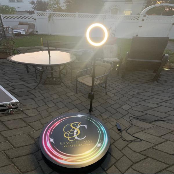 Iron Base Event Photo Booth 360 Camera Automatic For Phone GoPro iPad