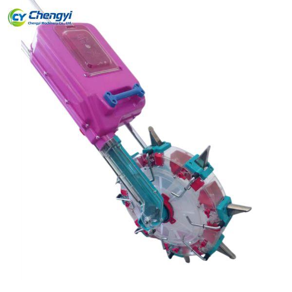 10 Tip Heavy Duty PC Hand Push Seed Planter Fertilizer Machine For Vegetables