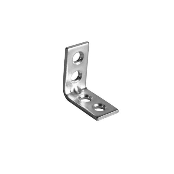 Modern Design Zinc Plating Steel L-shaped Shelf Brackets for Furniture Joint Support