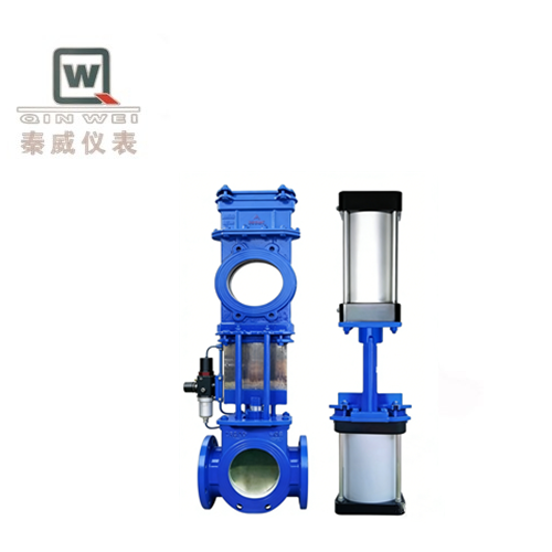 Power Plant Pneumatic Gate Valve Wear Resistant Slag Discharge