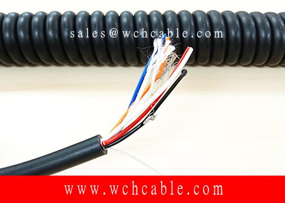 China Made Low Voltage Waterproof UL Spiral Cable with 300V Voltage Rating