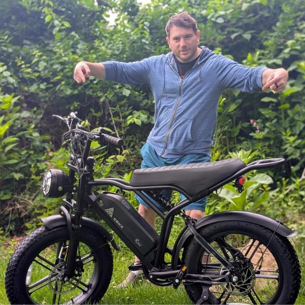 TST 20*4.0 Electric Fatbike Electric Hybrid Bike Full Suspension Electric Moped Bike Electric Bike V8 V20 V20PRO Fat Tire E-bike