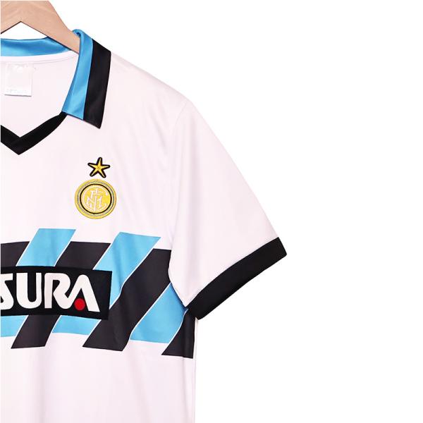 Inter Milan Retro 1990-91 Away Jersey Classic Reproduction Support Customization