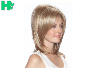 Synthetic Hair Wigs For Black Women Blonde Natural Looking Wigs Straight