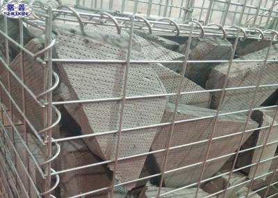 Serviço galvanizado proteção do OEM do ofício do leito fluvial da cesta de Gabion da rede de arame