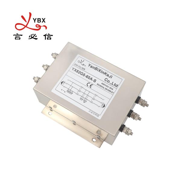RFI Passive Low Pass Emi Filter High Performance Yanbixin YX82G5 For Inverter