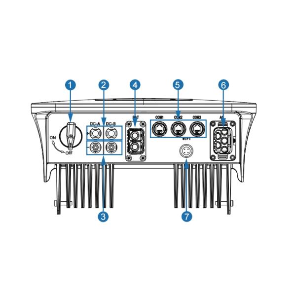 Bluesun Wholesale Hybrid Solar Inverter 6kw 10kw Mppt Solar Hybrid Inverter  48V for Home Use