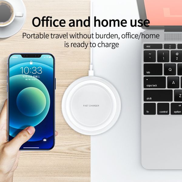 Fast Charging 10W Portable For Wireless Charger Battery Charger iPhone Android Mobile Phone Charging Pad OTP OVP