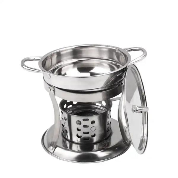 Гостиничный котел из нержавеющей стали с печью и крышкой