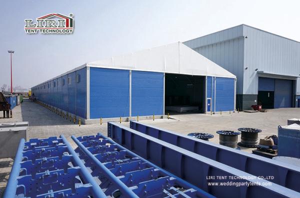 Durable Large Storage Tent , Aluminum Clear Span Structure Tents For Industry Warehouse