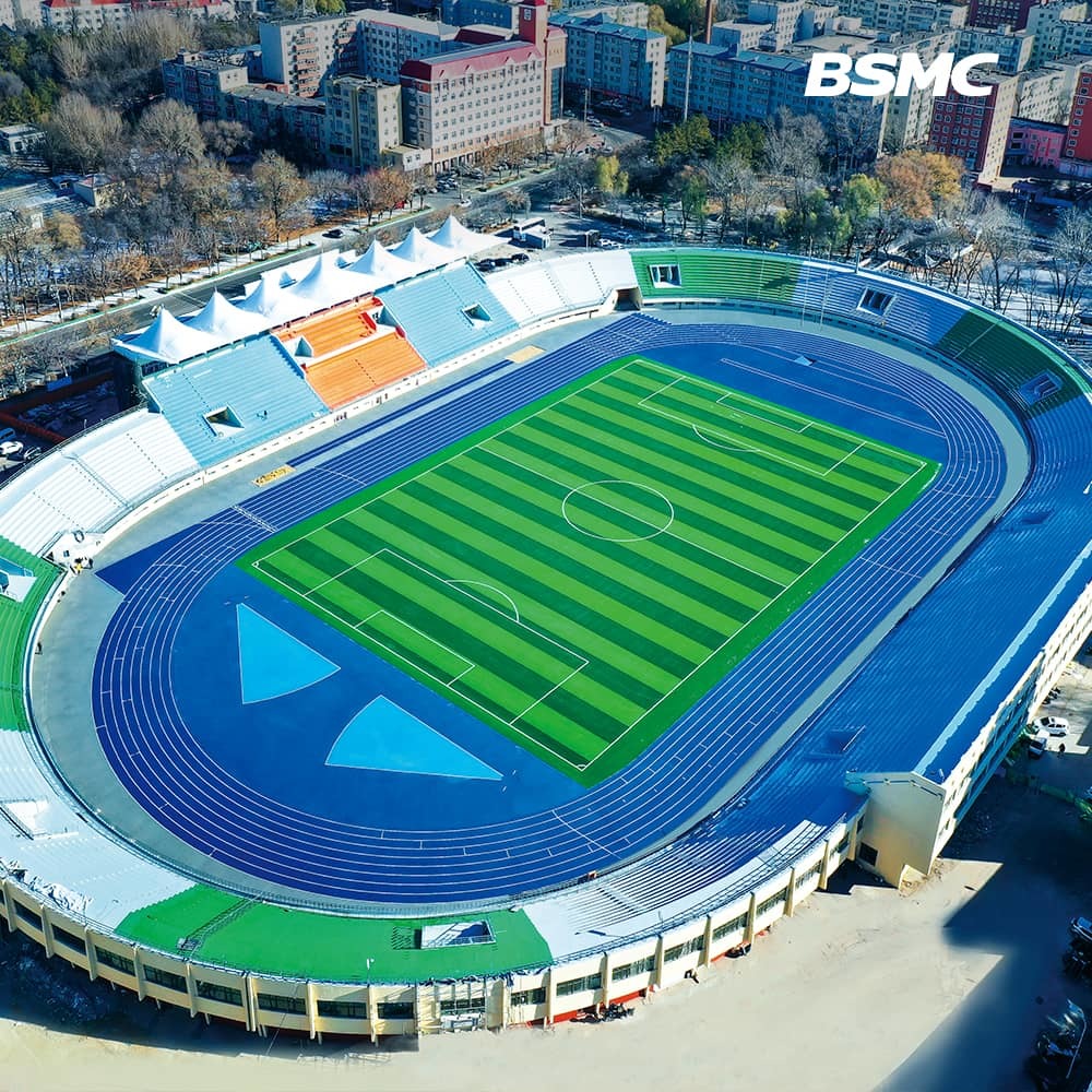 400m Standard 13mm Full PUR Running Track System World Athletics Certified Impermeable Sports Surface for Track & Field Stadium