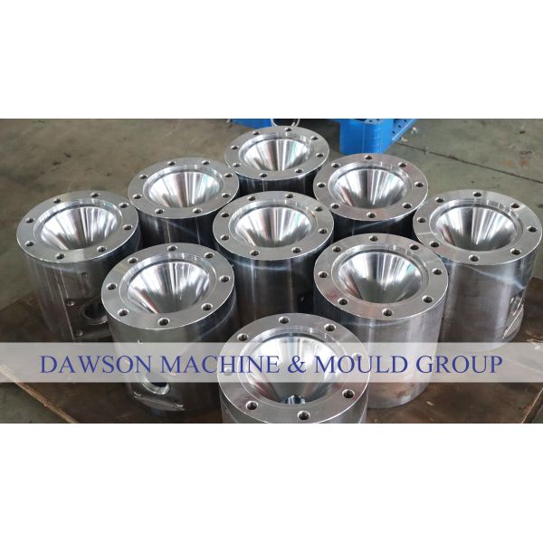 Accumulator Type Single Layer 50L Plastic Drum Making Extrusion Blow Molding Die Head