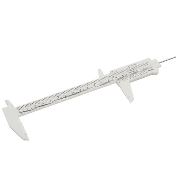 CE Microblading Plastic Vernier Calipers Eyebrow Tattoo Measuring Calipers