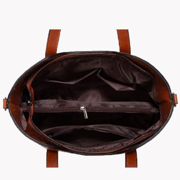 Сумка Tote PU ретро дам кожаные и набор портмона