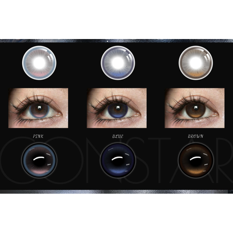 MILLCREEK Highlight Series Annual Lenses – Vibrant Colors, 8.5 Base, 40% Water, Party & Fashion Look