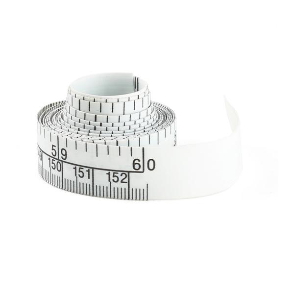 Wintape 60-дюймовый PE не-PVC измерительный счетчик без металлических концов Белая плоская поверхность мягкая измерительная лента