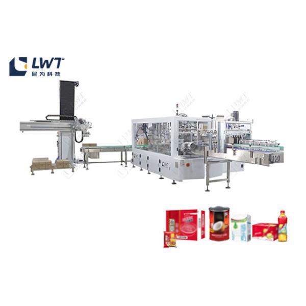 36000BPH Boxed Juice Packaging Production Line Automatic