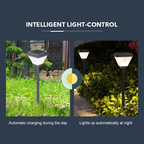 Solar Lawn Lights Outdoor Waterproof LED Garden Path Lights for Yard Patio Decor