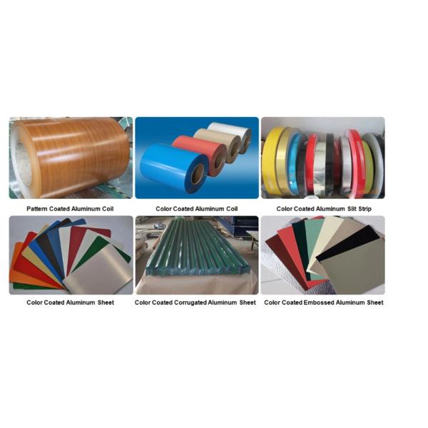 Gauge 0.68mm thickness polyester color coated aluminum sheets for production Gutters