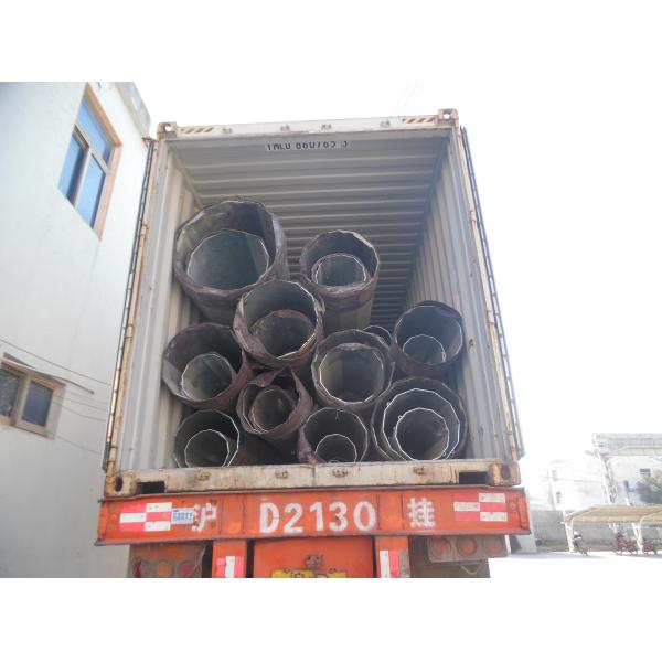 Galvanized Distribution Metal Utility Poles Philippines 30FT 35FT 45FT 2.75mm GR65