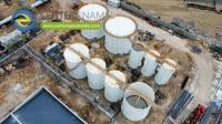 Réservoirs boulonnés en acier revêtu d'époxy pour le stockage de produits chimiques : Stockage sécurisé des produits chimiques corrosifs