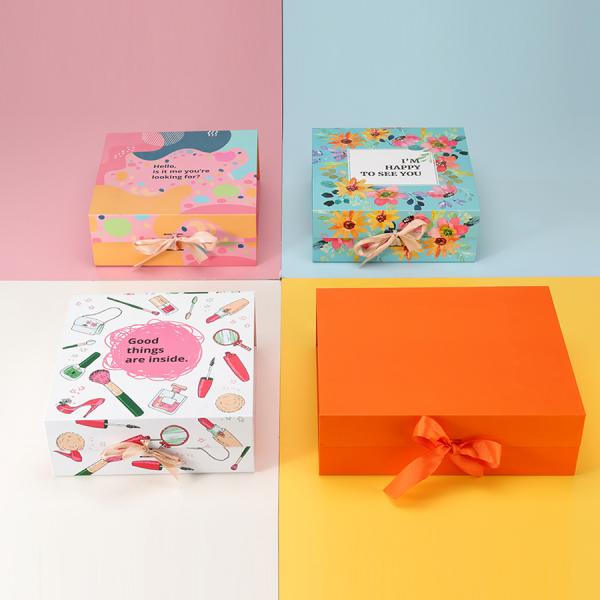 Custom Printed Magnetic Jewelry Packaging Box With Logo Made From Recycled Materials